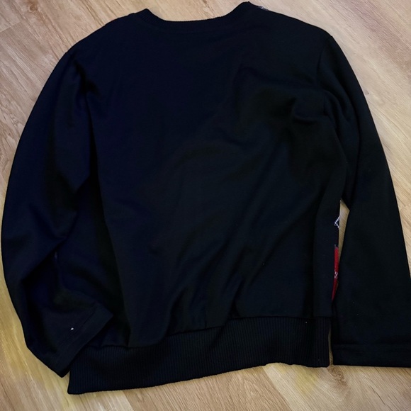 Vintage Haberdashery Sweater Black Red Argyle - Picture 7 of 7